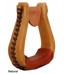 horse western leather cover  stirrups in aluminium  in very good quality 
