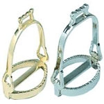 horse spanish stirrups  in germansilver very good quality also  availabel in all kind  of verious size and colour ,