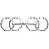 horse  double RING  SNAFFLE BITS IN STEEL 