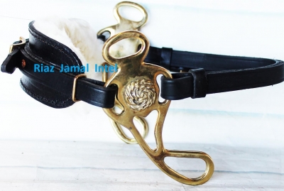 beautifull hackamore with qulity leather ,